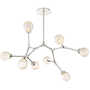 CATALYST 8 LIGHT LED CHANDELIER, Polished Nickel, small