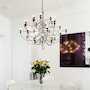 2097 30 LIGHTS CHANDELIER, Chrome, small