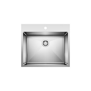 QUATRUS R15 25-INCH DUAL LAUNDRY SINK, Stainless Steel, large