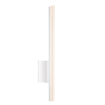 STILETTO 24-INCH DIMMABLE LED WALL SCONCE, Satin White, large