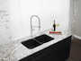 VISION UNDERMOUNT DOUBLE BOWL KITCHEN SINK, Anthracite, small