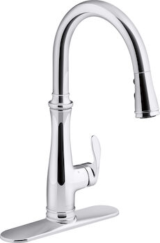 BELLERA® TOUCHLESS PULL-DOWN KITCHEN SINK FAUCET, Polished Chrome, large