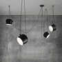 AIM SMALL - LED PENDANT LIGHT (SET OF 5 WITH MULTICANOPY) BY RONAN AND ERWAN BOUROULLEC, Bronze, small