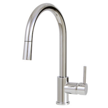 STUDIO PULL DOWN KITCHEN FAUCET, Polished Chrome, large