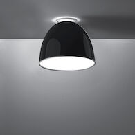 NUR GLOSS LED-T MINI FLUSH MOUNT LIGHT, A2455, Gloss Black, medium