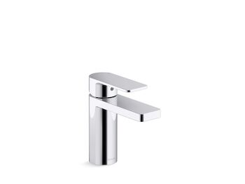 PARALLEL SINGLE-HANDLE BATHROOM SINK FAUCET, 1.2 GPM, Polished Chrome, large