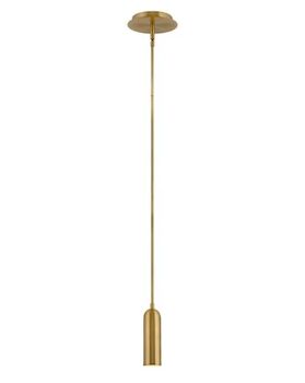 JAX 5-INCH EXTRA SMALL LED PENDANT, Heritage Brass, large