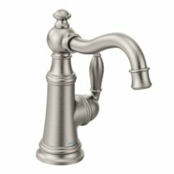 WEYMOUTH ONE-HANDLE HIGH ARC BAR FAUCET, Spot Resist Stainless, large