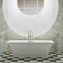 RÊVE® 67 X 36 INCHES FREESTANDING BATHTUB WITH BRILLIANT BLANC BASE, White, small