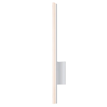 STILETTO 24-INCH DIMMABLE LED WALL SCONCE, Bright Satin Aluminum, large