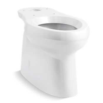 CIMARRON COMFORT HEIGHT ELONGATED TOILET BOWL ONLY, White, large