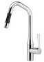 SYNC SINGLE-LEVER MIXER PULL DOWN KITCHEN FAUCET WITH SPRAY FUNCTION, Polished Chrome, small