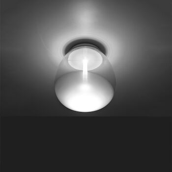 EMPATIA 10.25-INCH 3000K LED SEMI FLUSH LIGHT, 18180, White, large