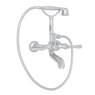 PALLADIAN® EXPOSED WALL MOUNT TUB FILLER (LEVER HANDLE), Polished Chrome, medium