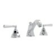 PALLADIAN® WIDESPREAD LAVATORY FAUCET WITH LOW SPOUT (LEVER HANDLE), Polished Chrome, medium