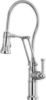 ARTESSO ARTICULATING FAUCET WITH FINISHED HOSE, Chrome, large