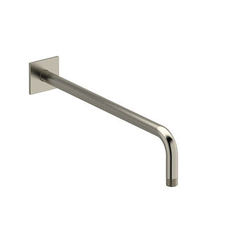 16-INCH SHOWER ARM WITH SQUARE FLANGE, Brushed Nickel, large