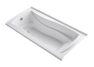 MARIPOSA® 72 X 36 INCHES ALCOVE BATHTUB WITH INTEGRAL FLANGE AND LEFT-HAND DRAIN, White, medium