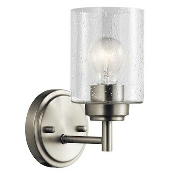 WINSLOW 1-LIGHT WALL SCONCE, Brushed Nickel, large
