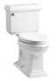 MEMOIRS® CLASSIC COMFORT HEIGHT® TWO-PIECE ELONGATED 1.28 GPF TOILET WITH AQUAPISTON® FLUSHING TECHNOLOGY, White, small