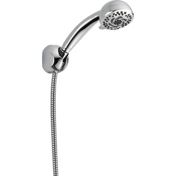 PREMIUM 5-SETTING FIXED WALL MOUNT HAND SHOWER, Chrome, large