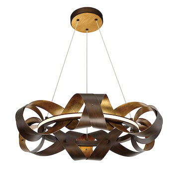 BANDERIA SMALL LED CHANDELIER, Bronze, large