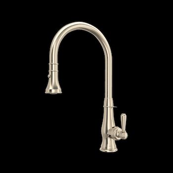 PATRIZIA™ PULL-DOWN KITCHEN FAUCET (LEVER HANDLE), Satin Nickel, large