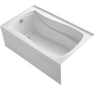 MARIPOSA® 60 X 36 INCHES ALCOVE BATHTUB WITH INTEGRAL APRON AND INTEGRAL FLANGE AND LEFT-HAND DRAIN, White, medium