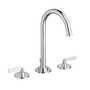 PERCY WIDESPREAD BATHROOM FAUCET WITH LEVER HANDLES, Polished Chrome, small