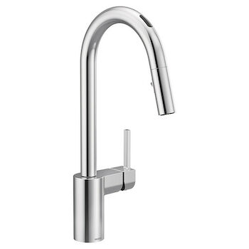 ALIGN VOICE ACTIVATED SINGLE-HANDLE PULL DOWN SMART FAUCET, Chrome, large