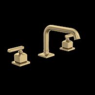 APOTHECARY™ WIDESPREAD LAVATORY FAUCET WITH U-SPOUT (LEVER HANDLE), Antique Gold, medium