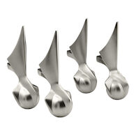 ANTIQUE BALL-AND-CLAW FEET, Vibrant Brushed Nickel, medium