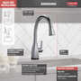 MATEO SINGLE HANDLE PULL-DOWN KITCHEN FAUCET WITH TOUCH2O, , small