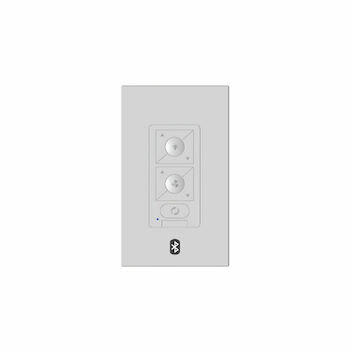 6-SPEED BLUETOOTH CEILING FAN WALL CONTROL WITH SINGLE POLE WALLPLATE, White, large