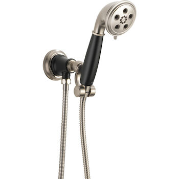 ROOK WALL MOUNT HANDSHOWER WITH H2OKINETIC TECHNOLOGY, Luxe Nickel/Matte Black, large