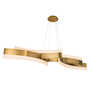 ARCS LED CHANDELIER, Aged Brass, small