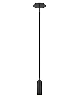 JAX 5-INCH EXTRA SMALL LED PENDANT, Black, large