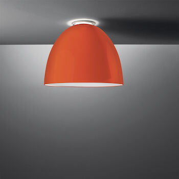 NUR GLOSS LED-T FLUSH MOUNT LIGHT, A2452, Gloss Orange, large