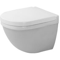 STARCK 3 WALL MOUNTED COMPACT TOILET BOWL ONLY, White, medium