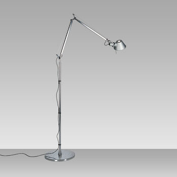 TOLOMEO MICRO LED FLOOR LAMP, Aluminum, large