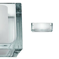 ON THE ROCKS DIMMABLE HALOGEN SCONCE LIGHT BY ANTONIO CITTERIO, Glass, medium