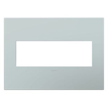 ADORNE 3-GANG PLASTIC WALL PLATE, Pale Blue, large
