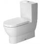 STARCK 3 CLOSE-COUPLED TWO-PIECE TOILET BOWL ONLY, White, small