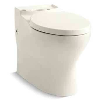 PERSUADE TWO-PIECE COMFORT HEIGHT ELONGATED TOILET BOWL ONLY, Biscuit, large