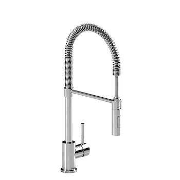 KITCHEN FAUCET WITH 2-JET HAND SPRAY, Chrome, large