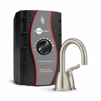 INVITE HOT150 PUSH BUTTON INSTANT HOT WATER DISPENSER SYSTEM FAUCET, Chrome, large