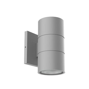 LUND 7" LED EXTERIOR WALL SCONCE, Gray, large