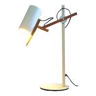 SCANTLING S 1-LIGHT TABLE LAMP, A626-STL, White, medium