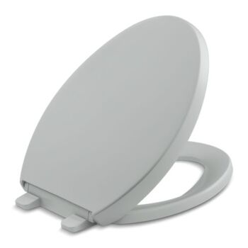REVEAL QUIET-CLOSE ELONGATED TOILET SEAT, Ice Grey, large