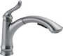 LINDEN SINGLE HANDLE WATER-EFFICIENT PULL-OUT KITCHEN FAUCET, Arctic Stainless, small
